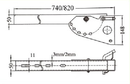 Кронштейн Алюминий E6115457 для грузового транспорта 